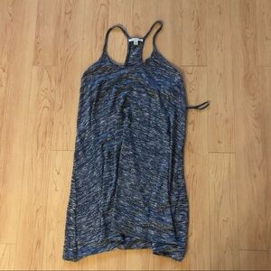 American eagle blue knit Racerback tank dress